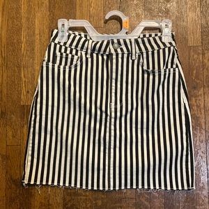 Hollister Co. Denim striped skirt - Never Worn - Size 0